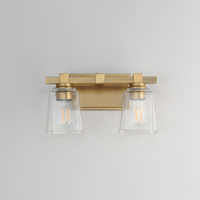 Maxim Cubos 2-Light Wall Sconce Model: 21382CLNAB