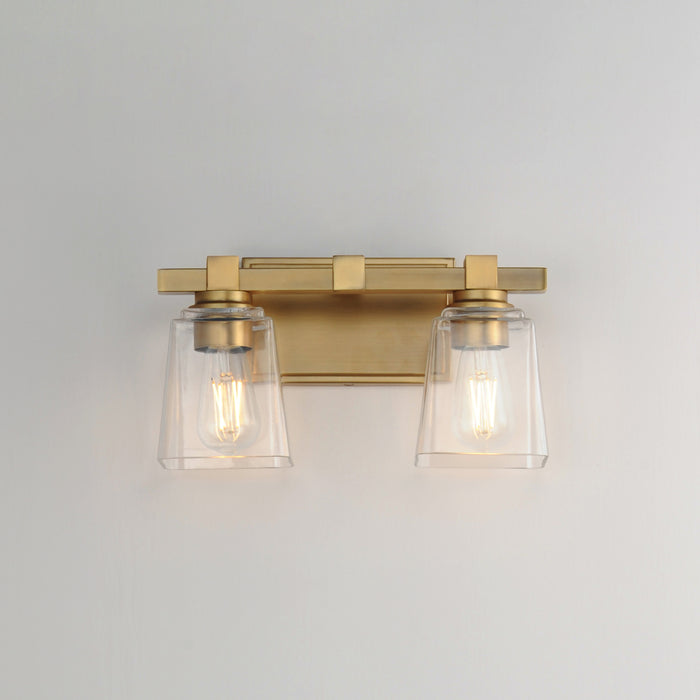 Maxim Cubos 2-Light Wall Sconce Model: 21382CLNAB