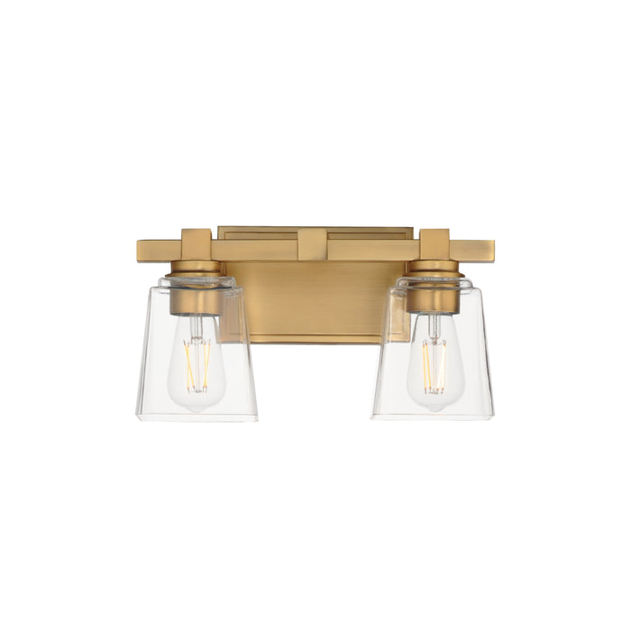 Maxim Cubos 2-Light Wall Sconce Model: 21382CLNAB