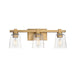 Maxim Cubos 3-Light Bath Vanity Model: 21383CLNAB