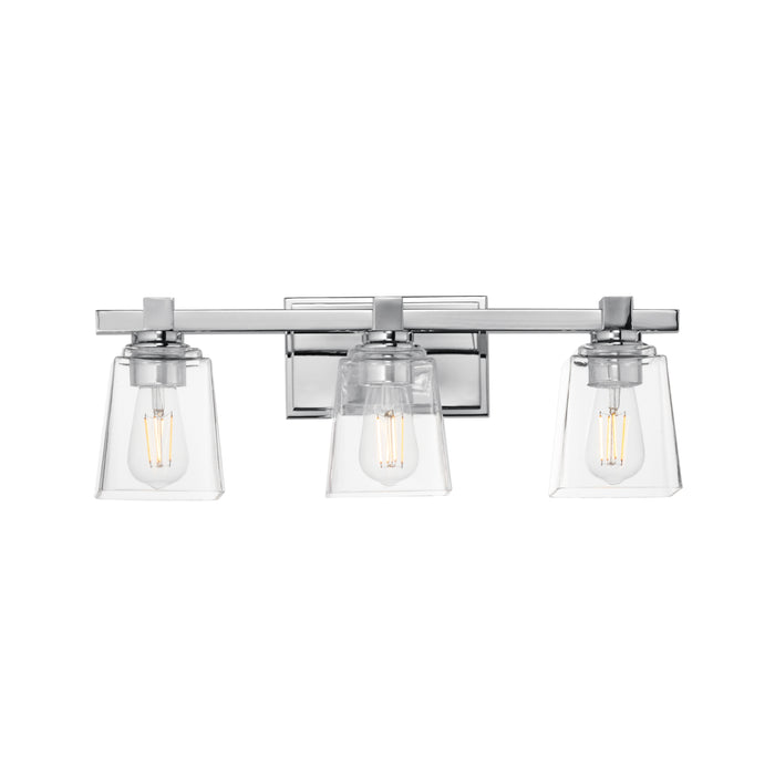 Maxim Cubos 3-Light Bath Vanity Model: 21383CLPC