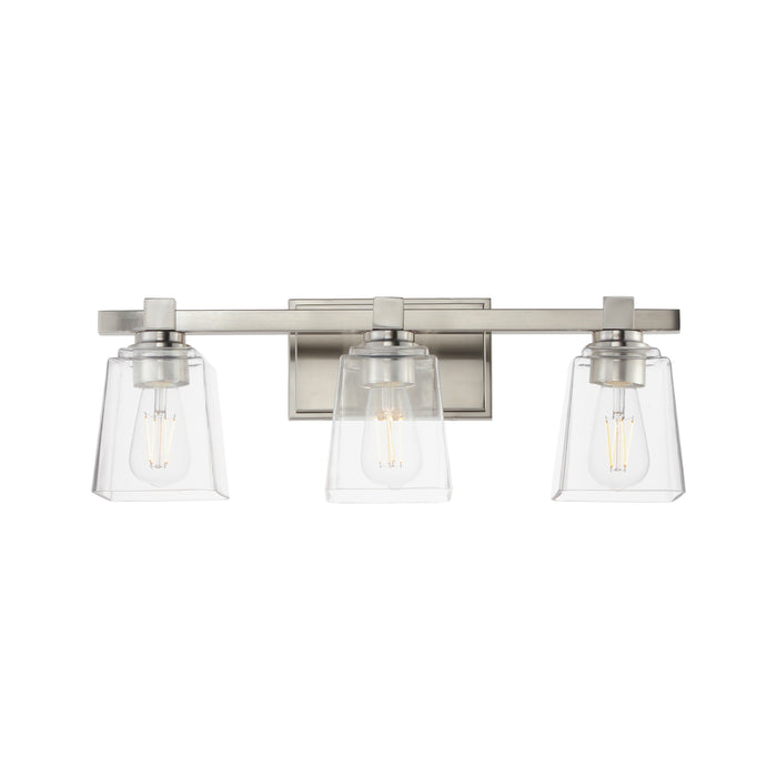 Maxim Cubos 3-Light Bath Vanity Model: 21383CLSN