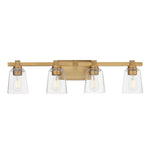 Maxim Cubos 4-Light Bath Vanity Model: 21384CLNAB