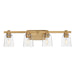 Maxim Cubos 4-Light Bath Vanity Model: 21384CLNAB