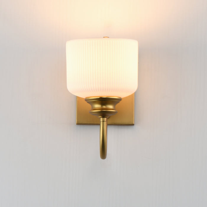 Maxim Bisque 1-Light Wall Sconce Model: 21491WTNAB