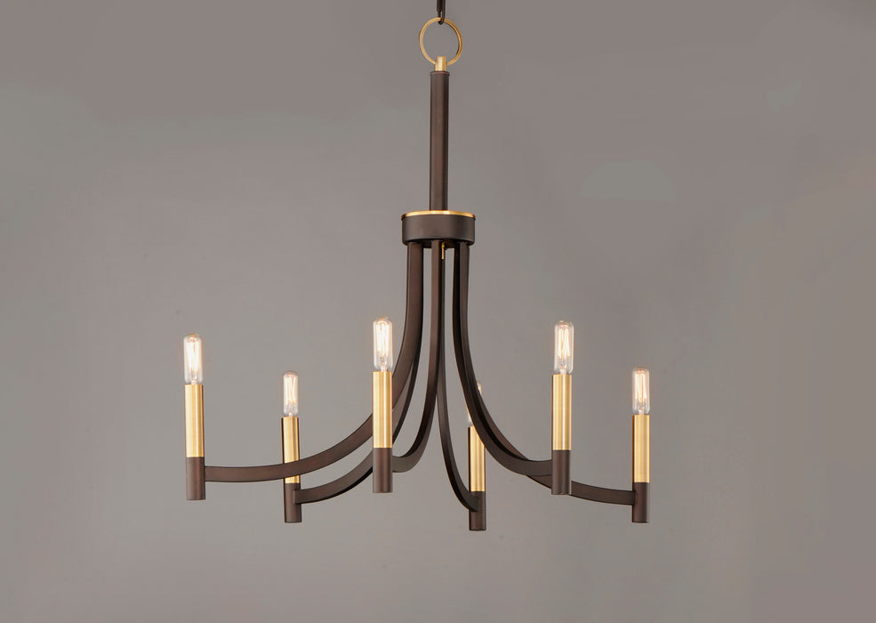 Maxim Lyndon 6-Light Chandelier Model: 21526BZAB