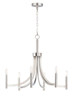 Maxim Lyndon 6-Light Chandelier Model: 21526SN