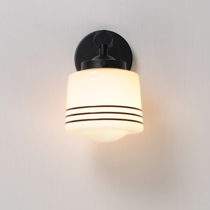 Maxim Eureka 1-Light Wall Scone Model: 21531WTBK