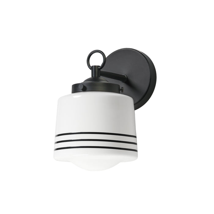 Maxim Eureka 1-Light Wall Scone Model: 21531WTBK