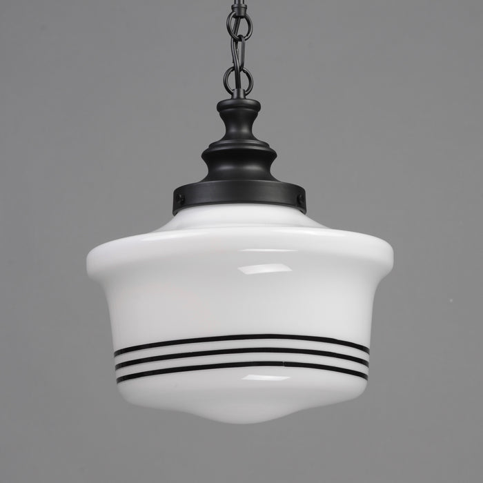 Maxim Eureka 1-Light Pendant Model: 21534WTBK