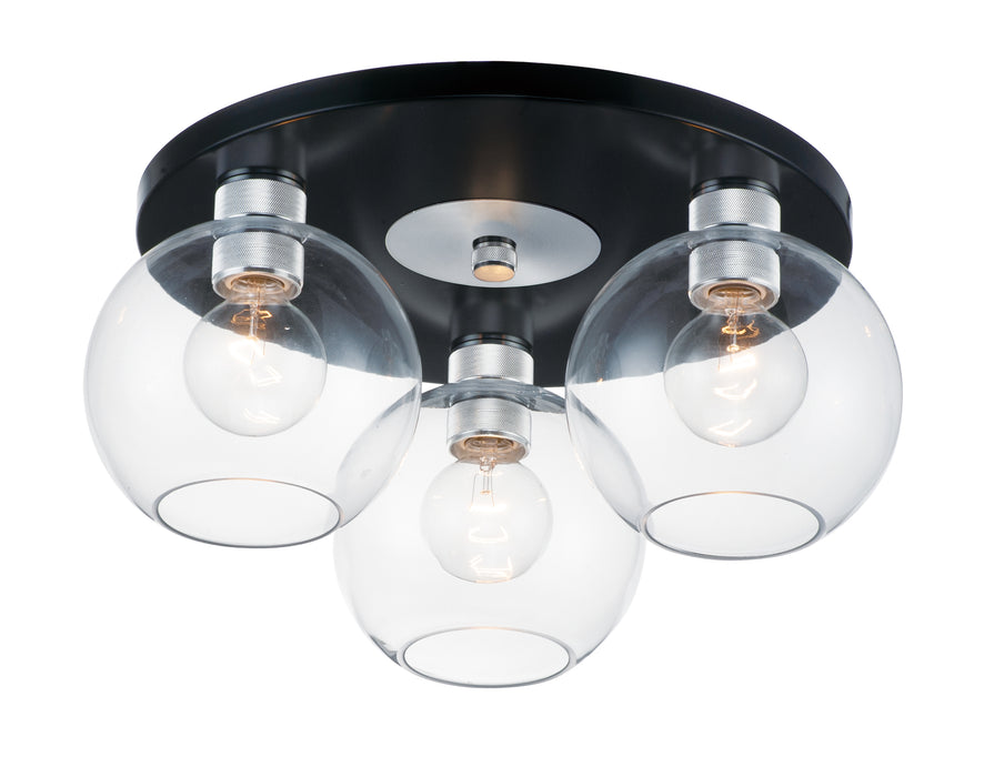 Maxim Vessel 3-Light Flush Mount Model: 21610CLBKAL