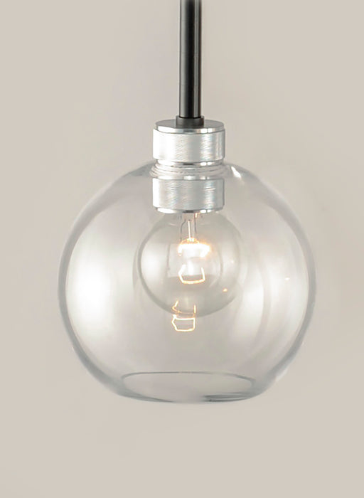 Maxim Vessel 1-Light Mini Pendant Model: 21619CLBKAL