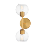 Maxim Knox 2-Light Wall Sconce Model: 21632CLNAB