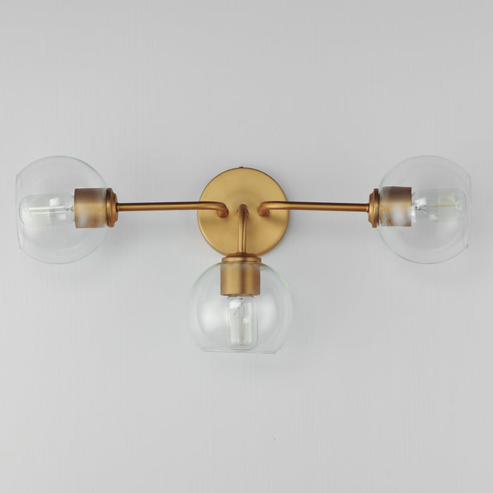 Maxim Knox 3-Light Bath Vanity Light Model: 21633CLNAB