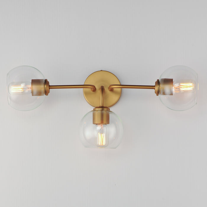 Maxim Knox 3-Light Bath Vanity Light Model: 21633CLNAB