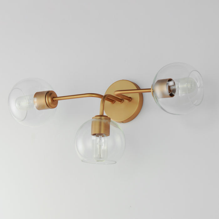 Maxim Knox 3-Light Bath Vanity Light Model: 21633CLNAB