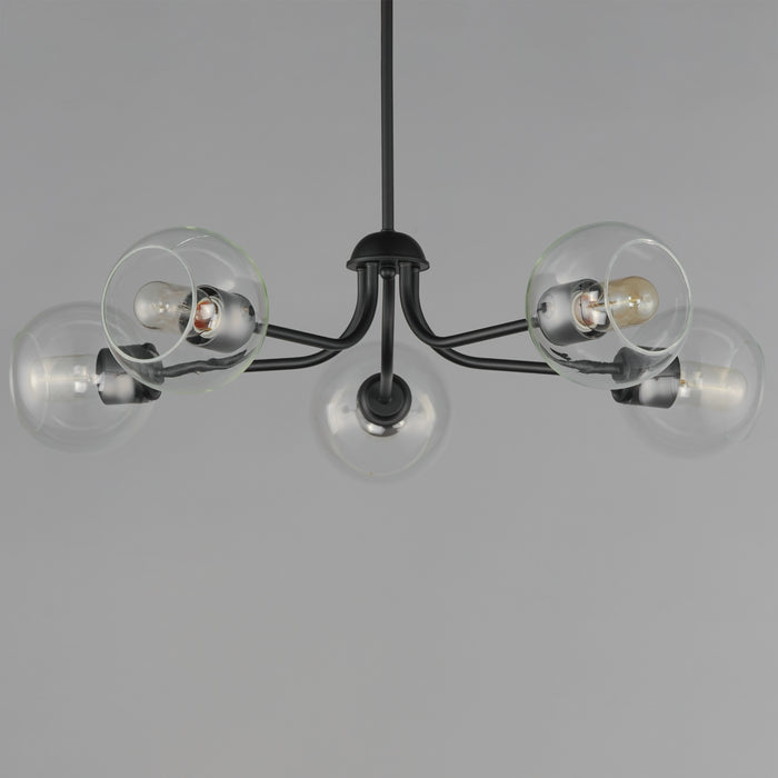 Maxim Knox 5-Light Globe Chandelier Model: 21635CLBK