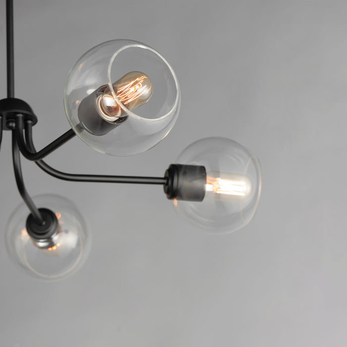 Maxim Knox 5-Light Globe Chandelier Model: 21635CLBK