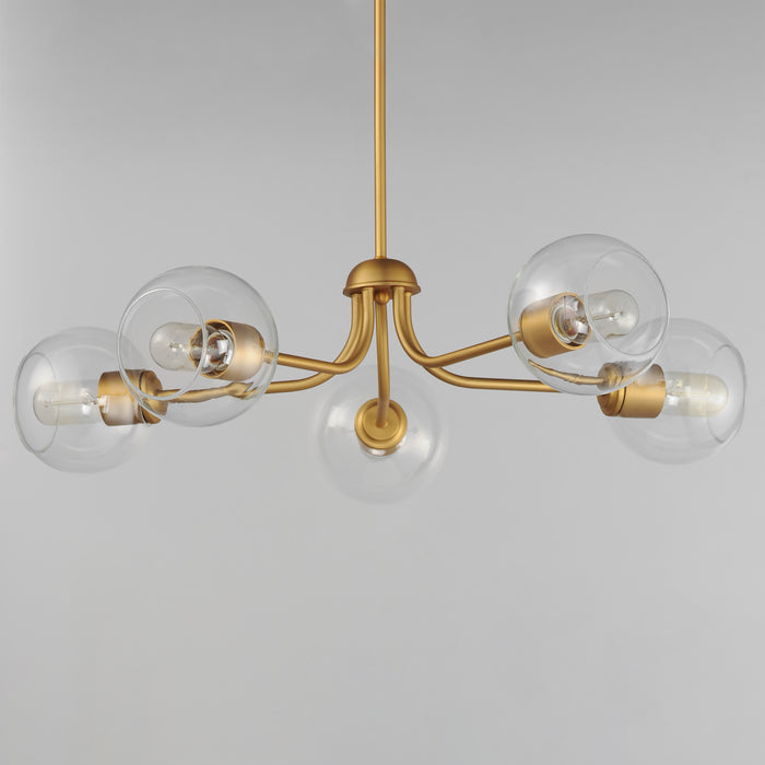 Maxim Knox 5-Light Globe Chandelier Model: 21635CLNAB