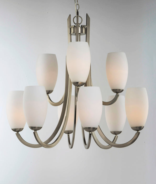 Maxim Taylor 9-Light Chandelier Model: 21657SWSN