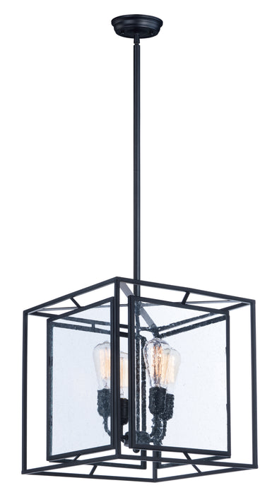 Maxim Era 4-Light Pendant W/Bulbs Model: 21675CDBK/BUL