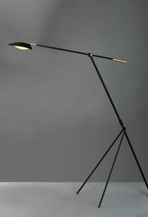 Maxim Scan LED Floor lamp Model: 21694BKSBR