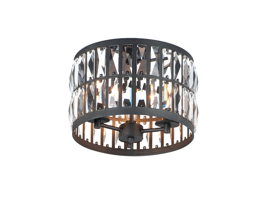 Maxim Madeline 3-Light Flush Mount Model: 21810BCBK