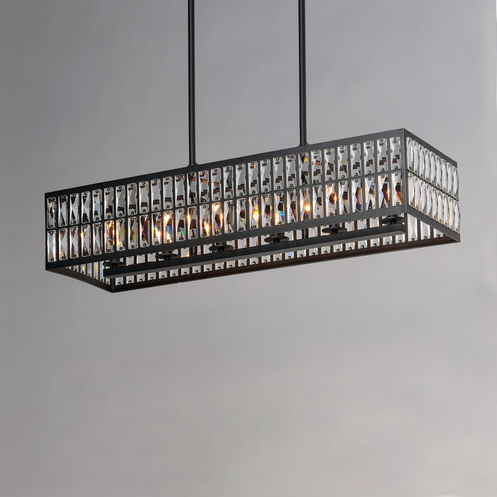 Maxim Madeline 6-Light Linear Pendant Model: 21817BCBK