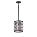 Maxim Madeline 1-Light Mini Pendant Model: 21819BCBK