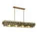 Maxim Loren 54 Linear Chandelier Model: 21826GNWBR