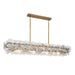 Maxim Loren 54 Linear Chandelier Model: 21826TCWBR