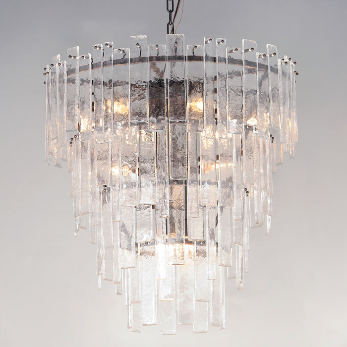 Maxim Warren 12-Light Pendant Model: 21837AGDBZ