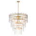 Maxim Warren 12-Light Pendant Model: 21837AGGL