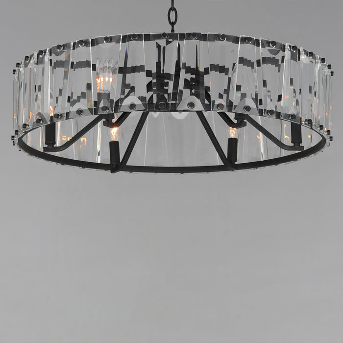 Maxim Odeon 6-Light Chandelier Model: 21866BCBK