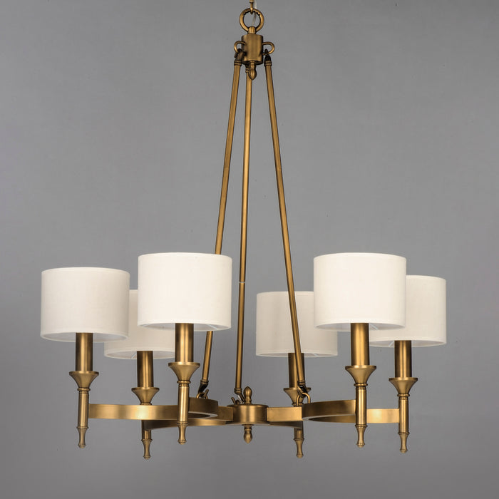 Maxim Fairmont 6-Light Chandelier Model: 22375OMNAB