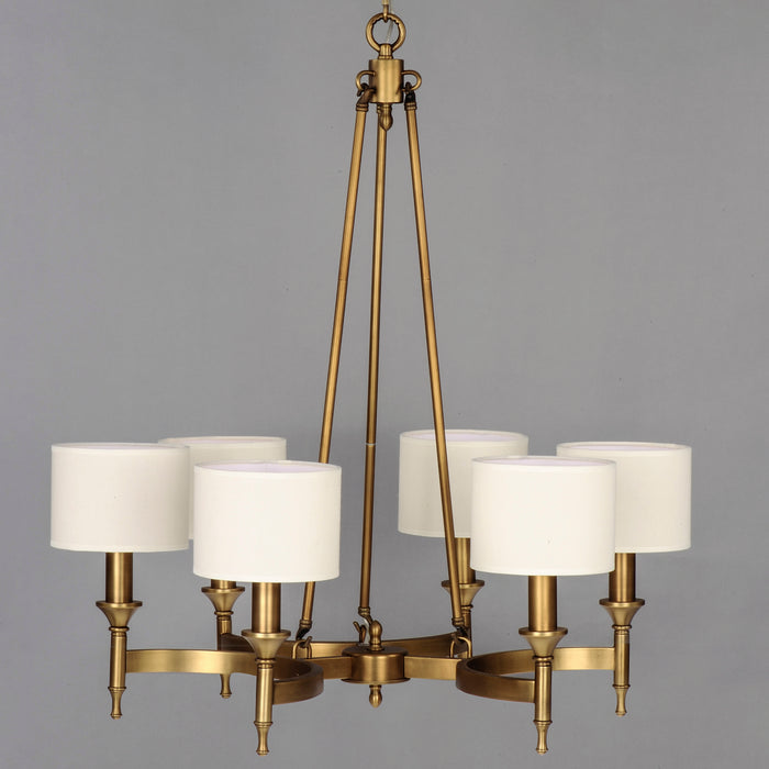 Maxim Fairmont 6-Light Chandelier Model: 22375OMNAB