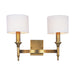 Maxim Fairmont 2-Light Wall Sconce Model: 22379OMNAB