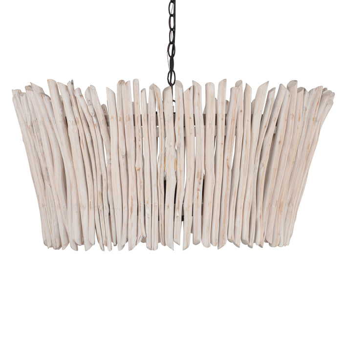 Maxim Baywood 24 DriftWood Chandelier Model: 22424WWTBZ