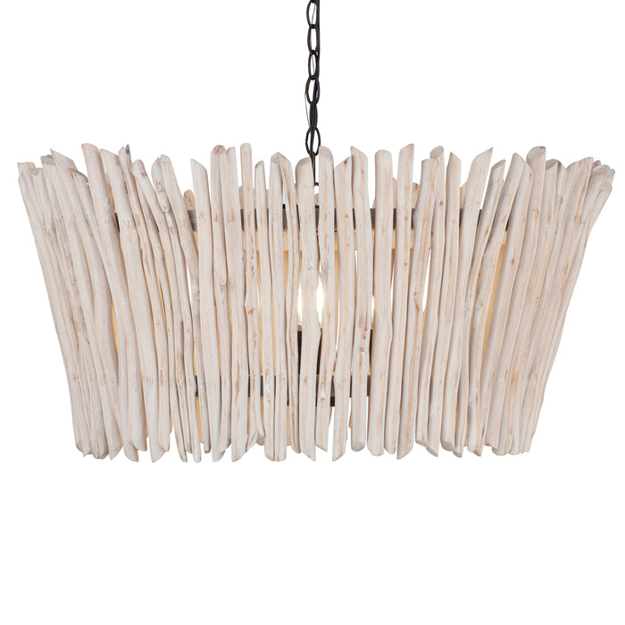 Maxim Baywood 24 DriftWood Chandelier Model: 22424WWTBZ