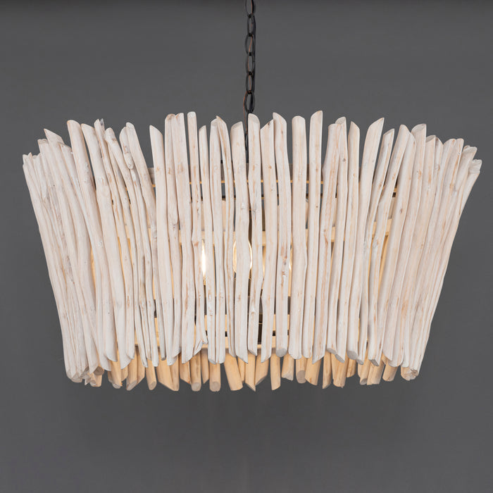 Maxim Baywood 30 DriftWood Chandelier Model: 22426WWTBZ