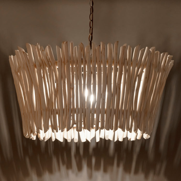 Maxim Baywood 30 DriftWood Chandelier Model: 22426WWTBZ