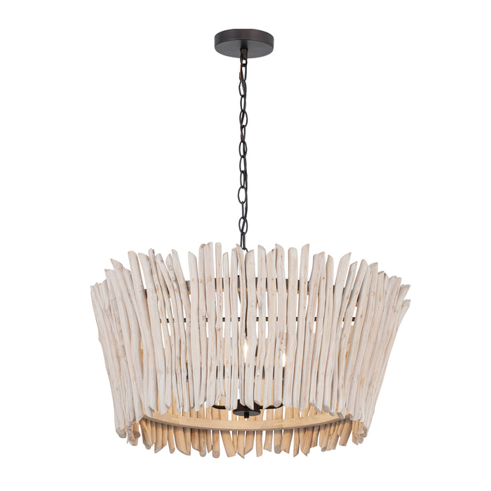 Maxim Baywood 30 DriftWood Chandelier Model: 22426WWTBZ