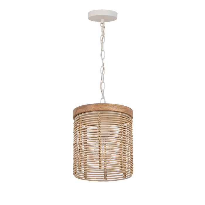 Maxim Vannerie 1-Light Mini Pendant Model: 22441NAEC