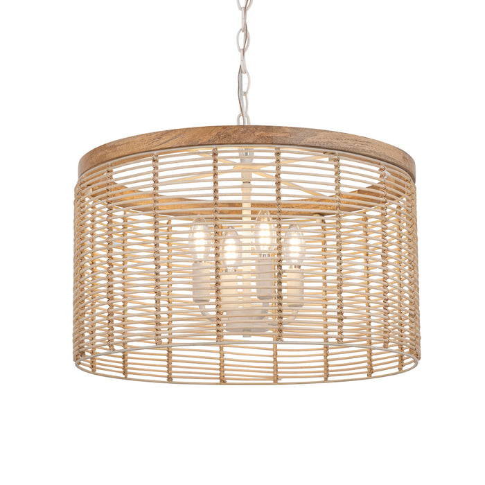 Maxim Vannerie 4-Light Pendant Model: 22445NAEC