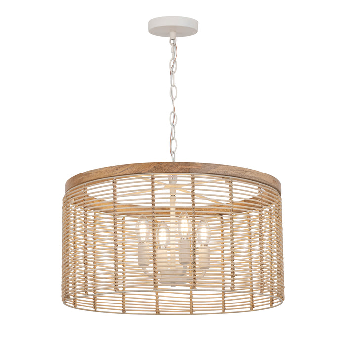 Maxim Vannerie 4-Light Pendant Model: 22445NAEC