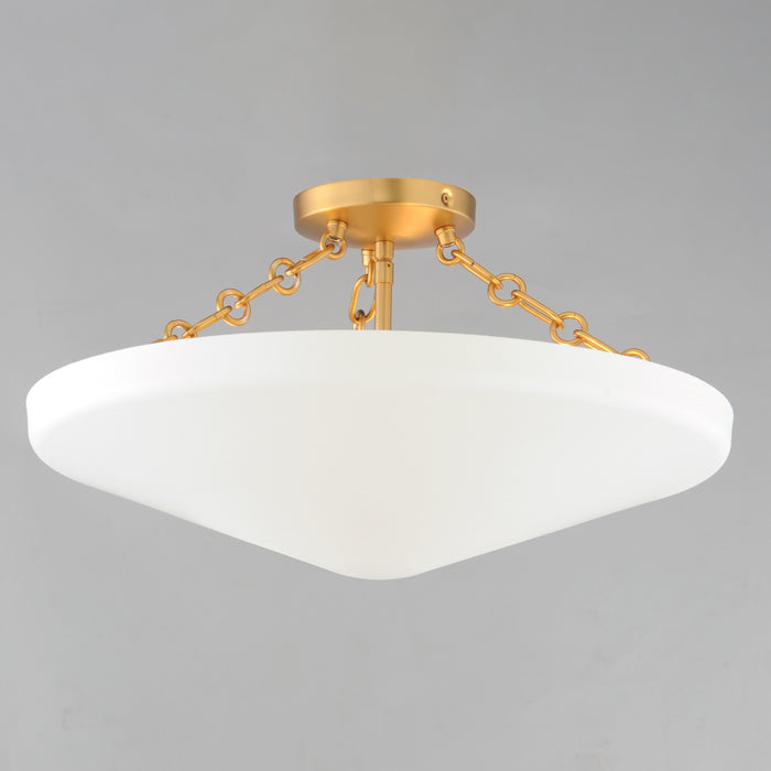 Maxim Artemis 3-Light Flush Mount Model: 22450WTNAB