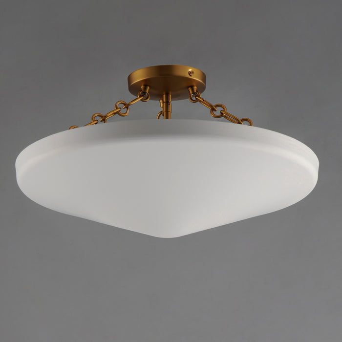 Maxim Artemis 3-Light Flush Mount Model: 22450WTNAB