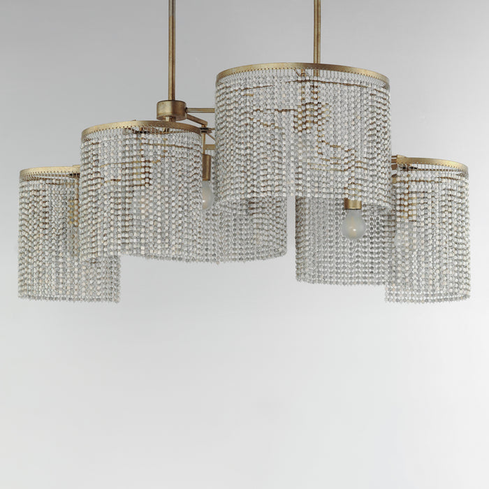 Maxim Fontaine 6-Light Linear Pendant Model: 22466WWDGS