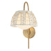 Maxim Macrame 1-Light Wall Sconce Model: 22481SWGLD