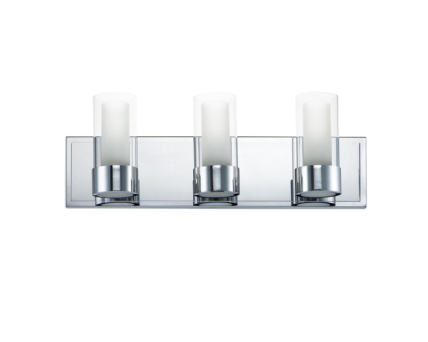 Maxim Silo 3-Light Bath Vanity Model: 23073CLFTPC